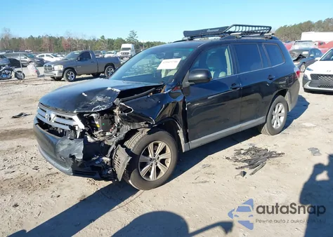 2012 Toyota Highlander Se V6 z USA, uszkodzony, nr VIN 5TDZK3EH5CS073402